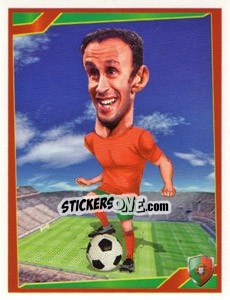 Sticker Ricardo Carvalho - Berlin Clasificatorias Mundial 2014 n. 122 - Editorial Berlin