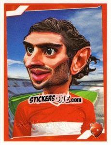 Sticker Hamit Altintop - Berlin Clasificatorias Mundial 2014 n. 125 - Editorial Berlin