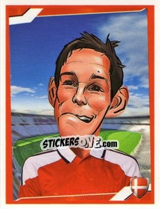Sticker Daniel Agger - Berlin Clasificatorias Mundial 2014 n. 136 - Editorial Berlin