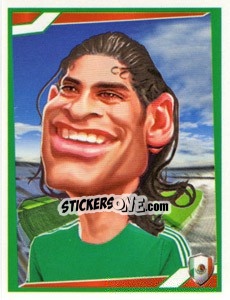 Sticker Rafael Marquez - Berlin Clasificatorias Mundial 2014 n. 140 - Editorial Berlin