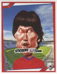 Figurina Park Ji-Sung - Berlin Clasificatorias Mundial 2014 - Editorial Berlin