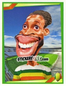 Sticker Seydou Keita - Berlin Clasificatorias Mundial 2014 n. 148 - Editorial Berlin