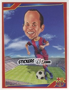 Sticker Andres Iniesta - Berlin Clasificatorias Mundial 2014 n. 149 - Editorial Berlin