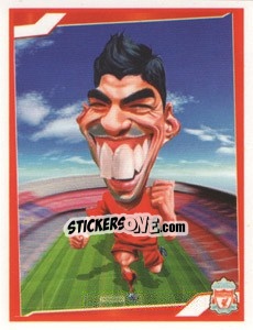 Sticker Luis Suarez - Berlin Clasificatorias Mundial 2014 n. 155 - Editorial Berlin