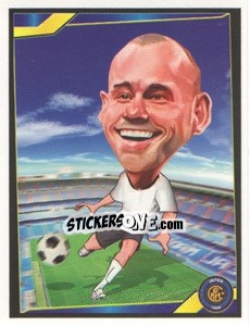 Sticker Wesley Sneijder - Berlin Clasificatorias Mundial 2014 n. 160 - Editorial Berlin