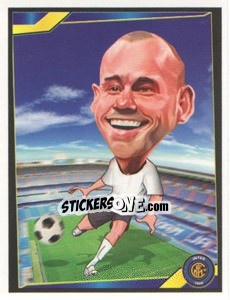 Sticker Wesley Sneijder - Berlin Clasificatorias Mundial 2014 - Editorial Berlin