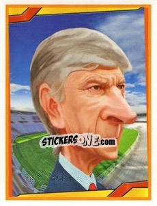 Sticker Arsene Wenger - Berlin Clasificatorias Mundial 2014 n. 163 - Editorial Berlin