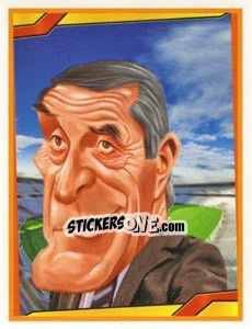 Sticker Oscar Tabarez - Berlin Clasificatorias Mundial 2014 n. 169 - Editorial Berlin