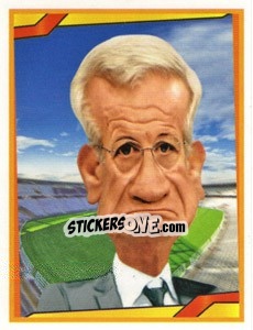 Sticker Marcello Lippi - Berlin Clasificatorias Mundial 2014 n. 173 - Editorial Berlin