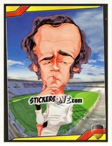 Sticker Franz Beckenbauer - Berlin Clasificatorias Mundial 2014 n. 175 - Editorial Berlin