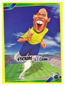 Sticker Ronaldo - Berlin Clasificatorias Mundial 2014 n. 176 - Editorial Berlin