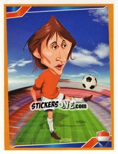 Sticker Johan Cruyff - Berlin Clasificatorias Mundial 2014 n. 179 - Editorial Berlin
