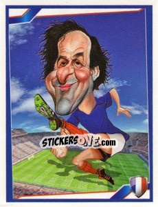 Sticker Michel Platini - Berlin Clasificatorias Mundial 2014 n. 181 - Editorial Berlin