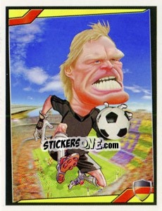 Sticker Oliver Kahn - Berlin Clasificatorias Mundial 2014 n. 182 - Editorial Berlin