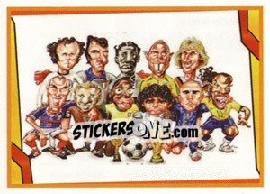 Sticker Estrellas del Futbol