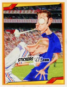 Sticker Zidane / Materazzi - Berlin Clasificatorias Mundial 2014 n. 189 - Editorial Berlin