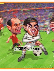 Sticker Peru vs Espana - Berlin Clasificatorias Mundial 2014 n. 191 - Editorial Berlin