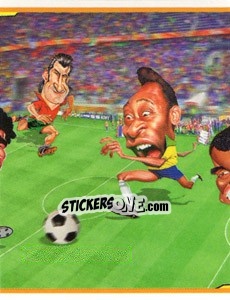 Sticker Leyendas vs Leyendas - Berlin Clasificatorias Mundial 2014 n. 199 - Editorial Berlin