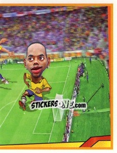 Sticker Brasil vs Argentina - Berlin Clasificatorias Mundial 2014 n. 204 - Editorial Berlin