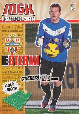 Sticker Esteban - Liga BBVA 2013-2014. Megacracks - Panini
