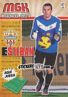 Cromo Esteban - Liga BBVA 2013-2014. Megacracks - Panini