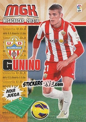 Figurina Gunino - Liga BBVA 2013-2014. Megacracks - Panini