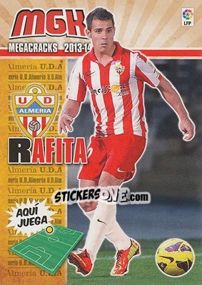 Cromo Rafita - Liga BBVA 2013-2014. Megacracks - Panini