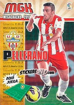 Figurina Pellerano - Liga BBVA 2013-2014. Megacracks - Panini