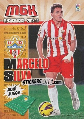 Sticker Marcelo Silva - Liga BBVA 2013-2014. Megacracks - Panini