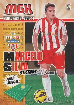 Sticker Marcelo Silva - Liga BBVA 2013-2014. Megacracks n. 7 - Panini