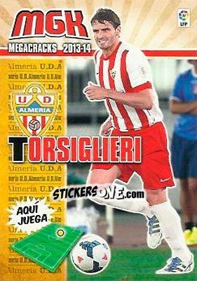 Sticker Torsiglieri - Liga BBVA 2013-2014. Megacracks - Panini