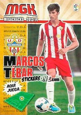 Sticker Marcos Tébar - Liga BBVA 2013-2014. Megacracks n. 9bis - Panini