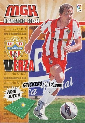 Cromo Verza - Liga BBVA 2013-2014. Megacracks - Panini