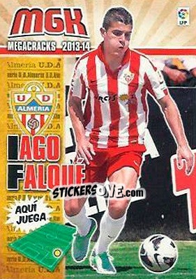 Sticker Iago Falqué - Liga BBVA 2013-2014. Megacracks n. 16 - Panini