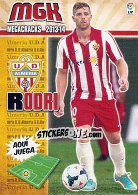 Sticker Rodri - Liga BBVA 2013-2014. Megacracks - Panini