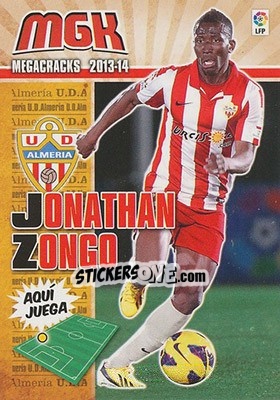 Sticker Jonathan Zongo - Liga BBVA 2013-2014. Megacracks n. 17 - Panini