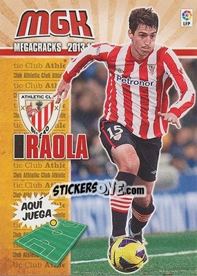 Figurina Iraola - Liga BBVA 2013-2014. Megacracks - Panini