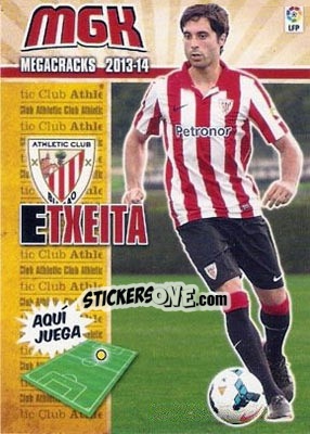 Cromo Etxeita - Liga BBVA 2013-2014. Megacracks - Panini