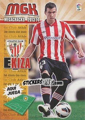 Figurina Ekiza - Liga BBVA 2013-2014. Megacracks - Panini
