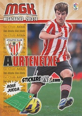Sticker Aurtenetxe - Liga BBVA 2013-2014. Megacracks n. 26 - Panini