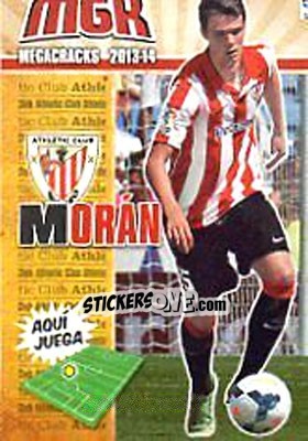 Figurina Morán - Liga BBVA 2013-2014. Megacracks n. 29bis - Panini