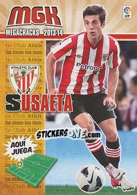 Cromo Susaeta - Liga BBVA 2013-2014. Megacracks n. 30 - Panini