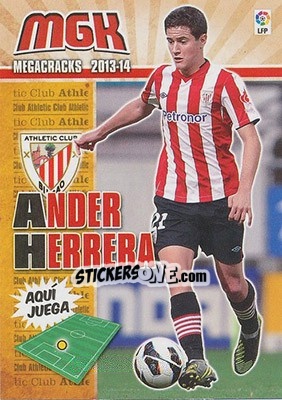 Sticker Ander Herrera - Liga BBVA 2013-2014. Megacracks - Panini