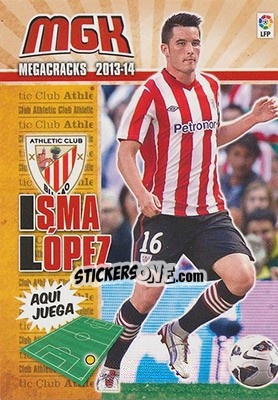 Sticker Isma López - Liga BBVA 2013-2014. Megacracks n. 32 - Panini