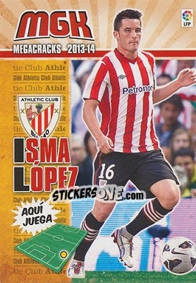 Cromo Isma López - Liga BBVA 2013-2014. Megacracks - Panini