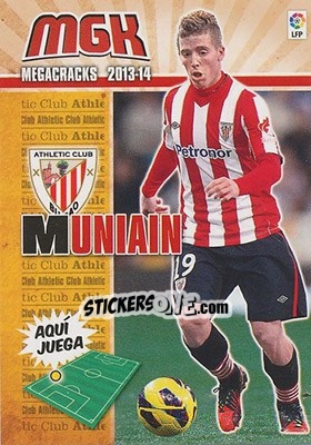 Sticker Muniain - Liga BBVA 2013-2014. Megacracks n. 33 - Panini