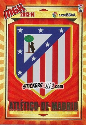 Sticker Escudo - Liga BBVA 2013-2014. Megacracks n. 37 - Panini