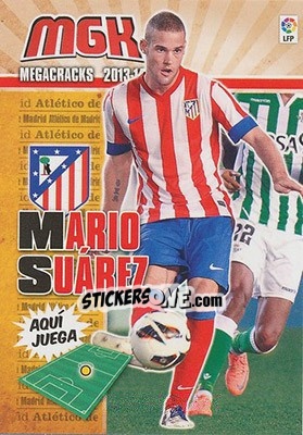 Cromo Mario Suárez - Liga BBVA 2013-2014. Megacracks - Panini