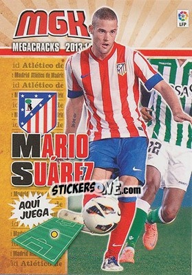 Sticker Mario Suárez - Liga BBVA 2013-2014. Megacracks n. 46 - Panini