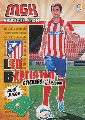 Sticker Leo Baptistao - Liga BBVA 2013-2014. Megacracks - Panini
